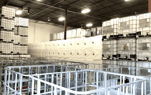 Stock IBC Totes ou GRV normalisé UN