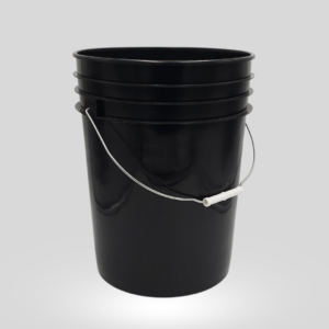 Seau 20 litres ou 5.3 gallons noir