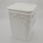 chaudière plastique carré 4 gallons