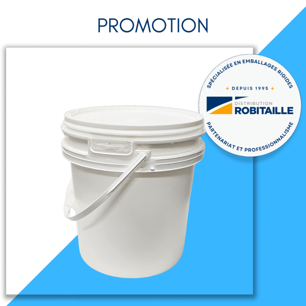 Promotion seau plastique 4.25 gallons alimentare