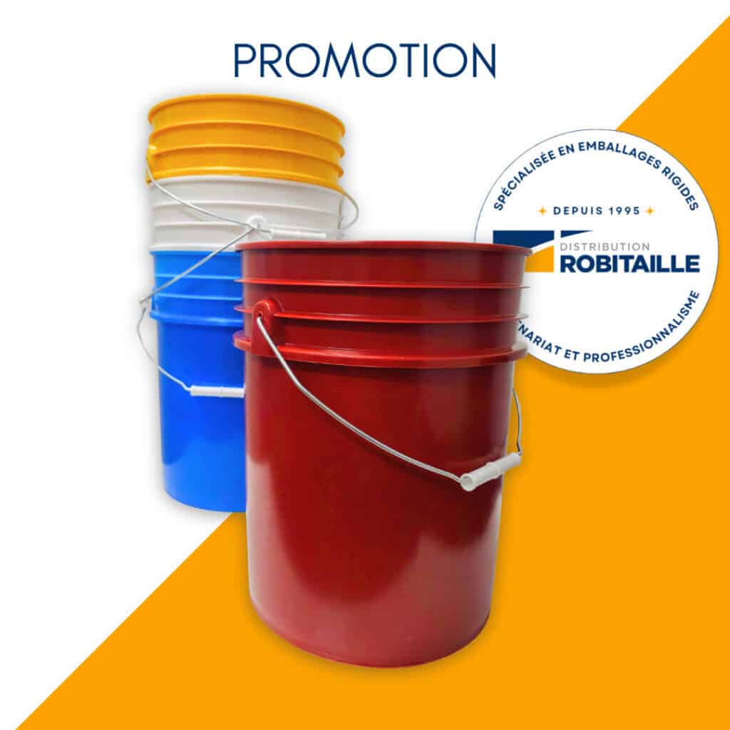 Seau 5 gallons couleur mixte - Distribution Robitaille