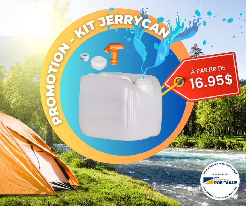 Promotion Kit Bidon 10 Litres - Distribution Robitaille
