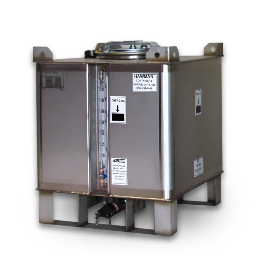 Conteneurs GRV en acier inoxydable